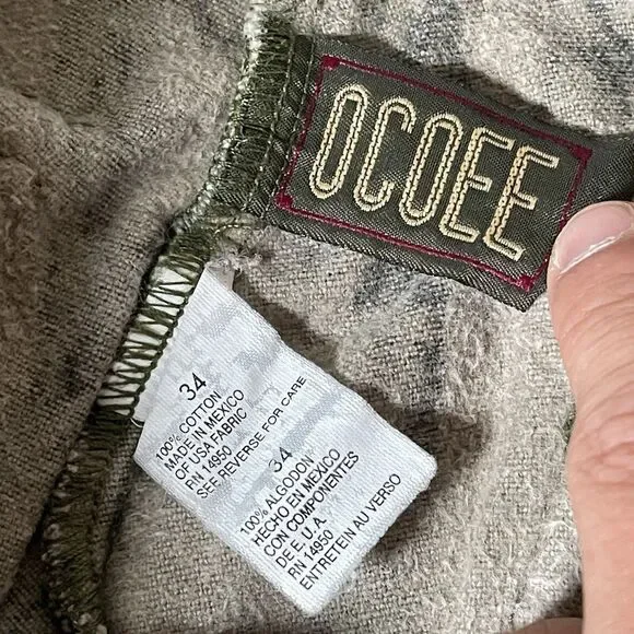 Vintage Ocoee RealTree Mossy Oak Camo Pants Front Cargo Pockets 80s USA 34x28.5” - Picture 7 of 12